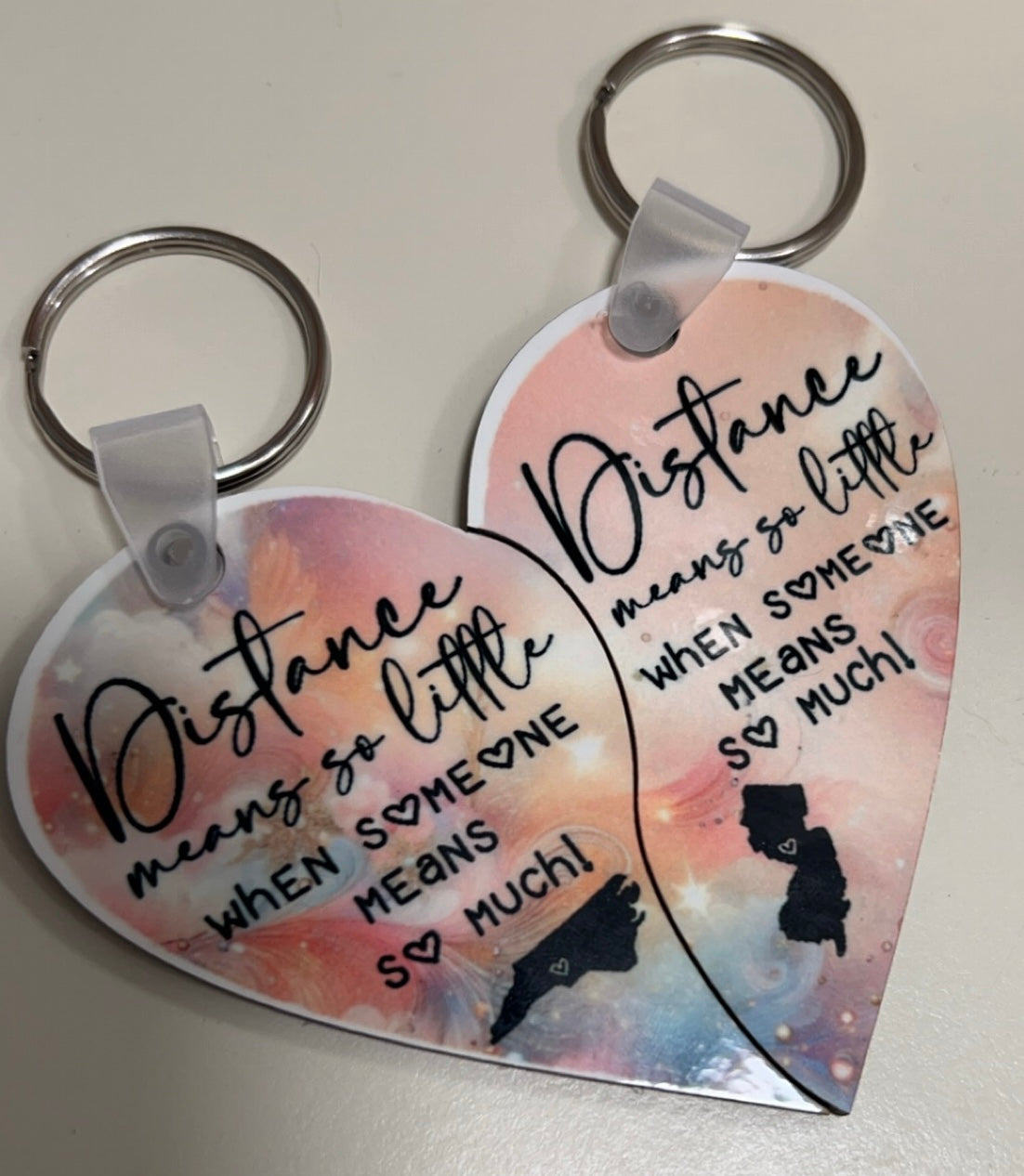 Half of My Heart Keychain