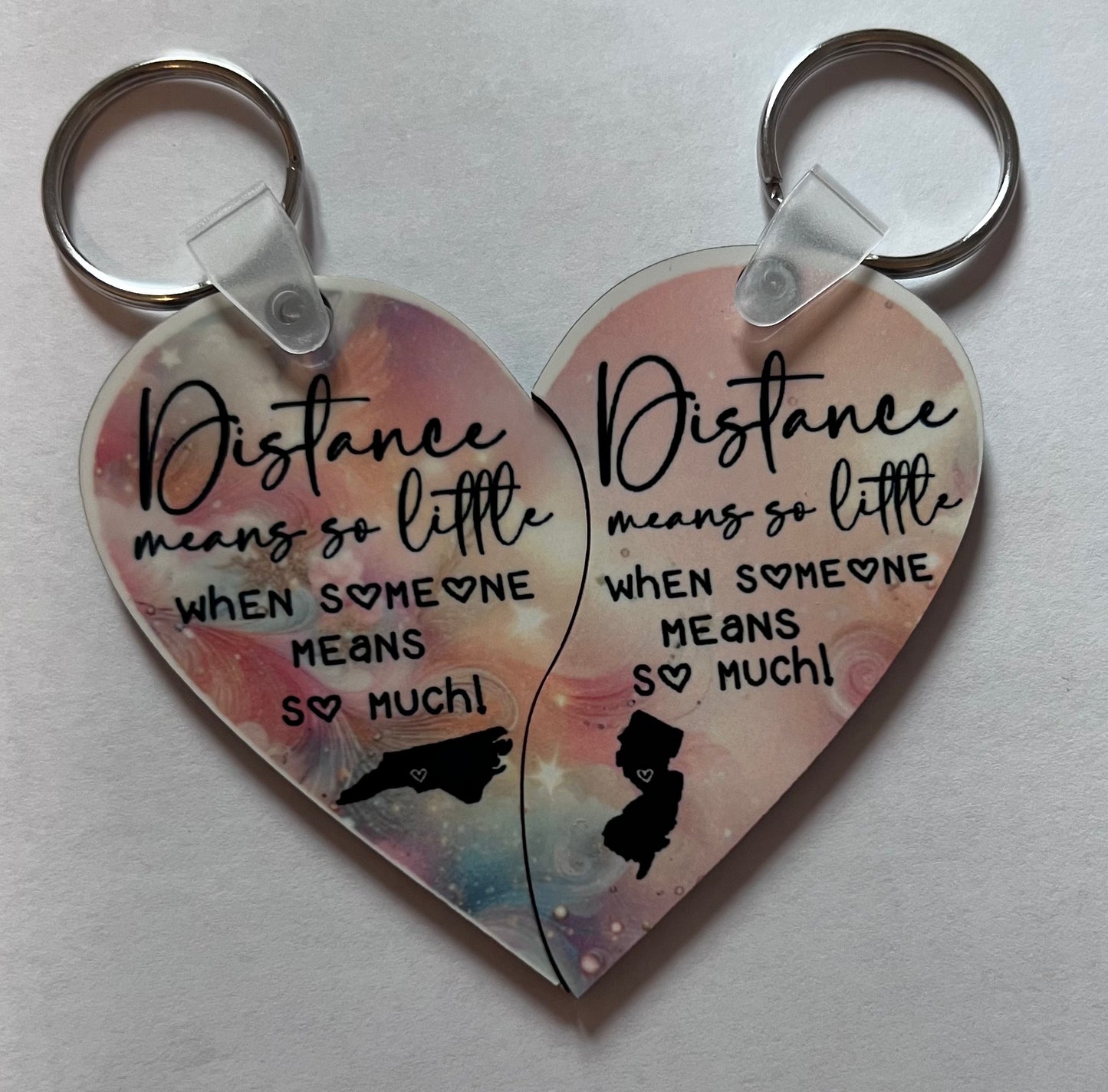 Half of My Heart Keychain