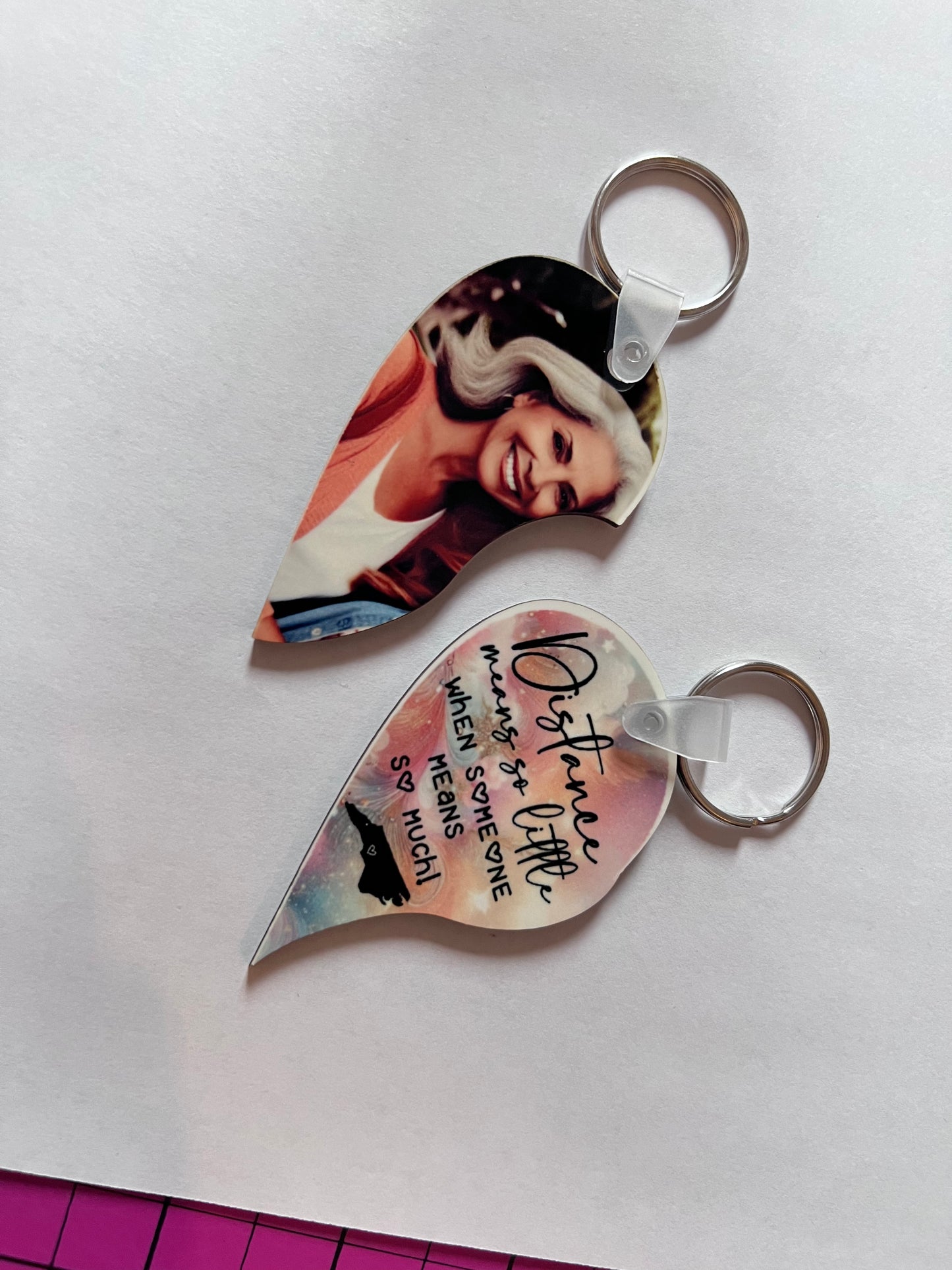 Half of My Heart Keychain