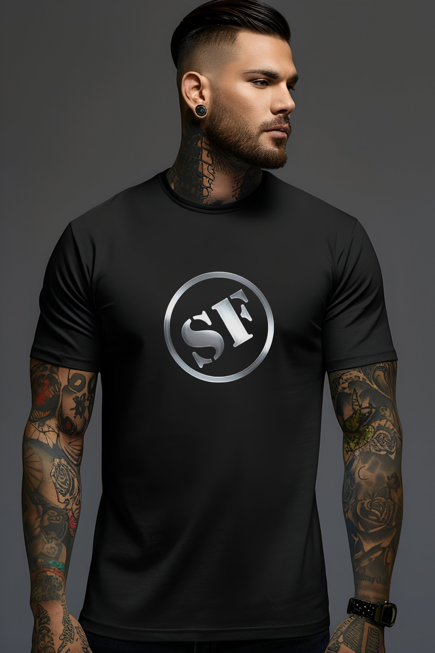Black 100% Cotton Sound Factory Halloween T-Shirt
