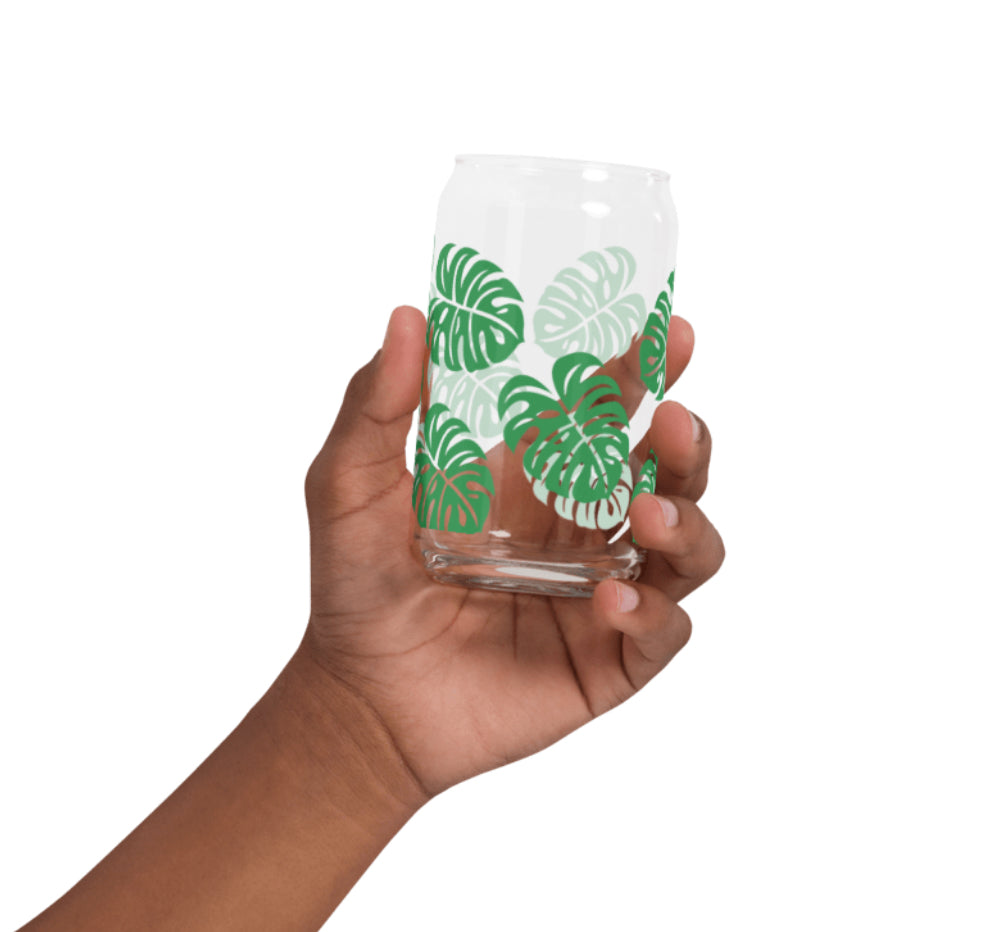 Custom 16 oz Can Style Glass Clear or Frosted