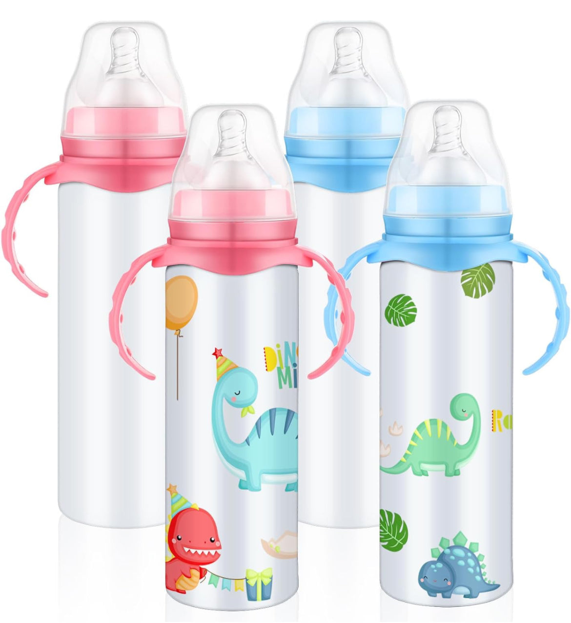 Custom Stainless 8 oz Baby Bottle