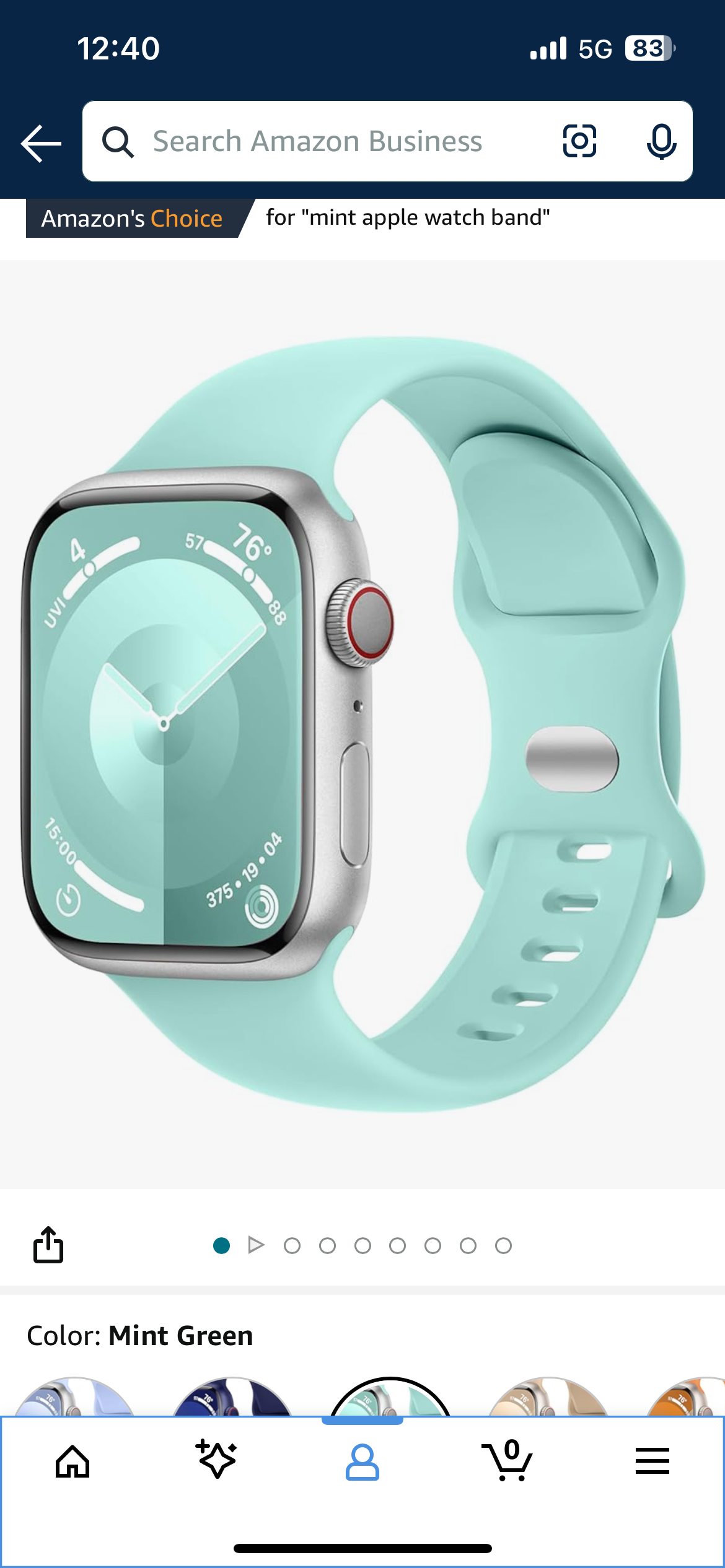 Engraved Silicone Apple Watch Band