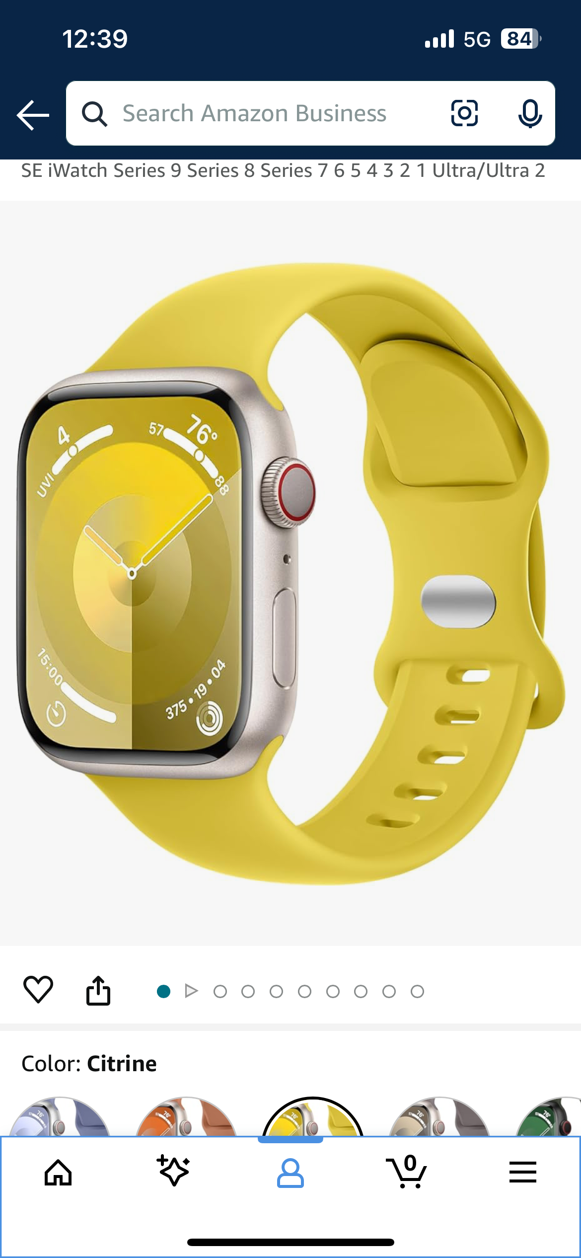 Engraved Silicone Apple Watch Band