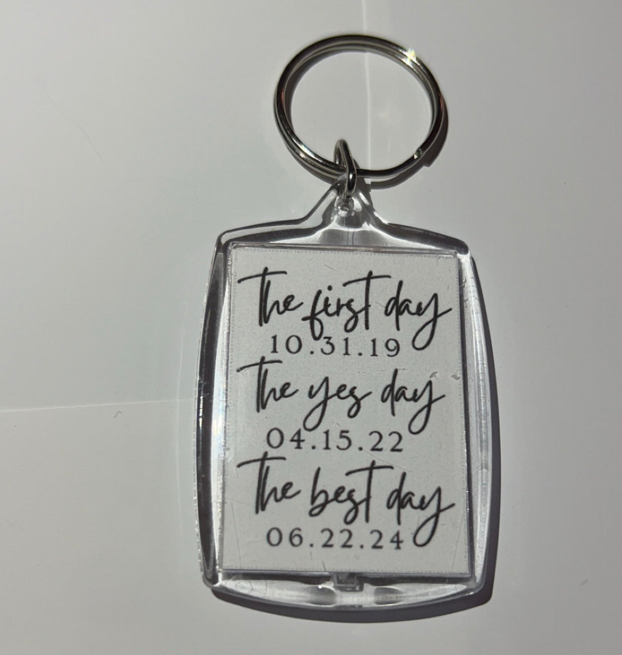 Couples Song Link Keychain