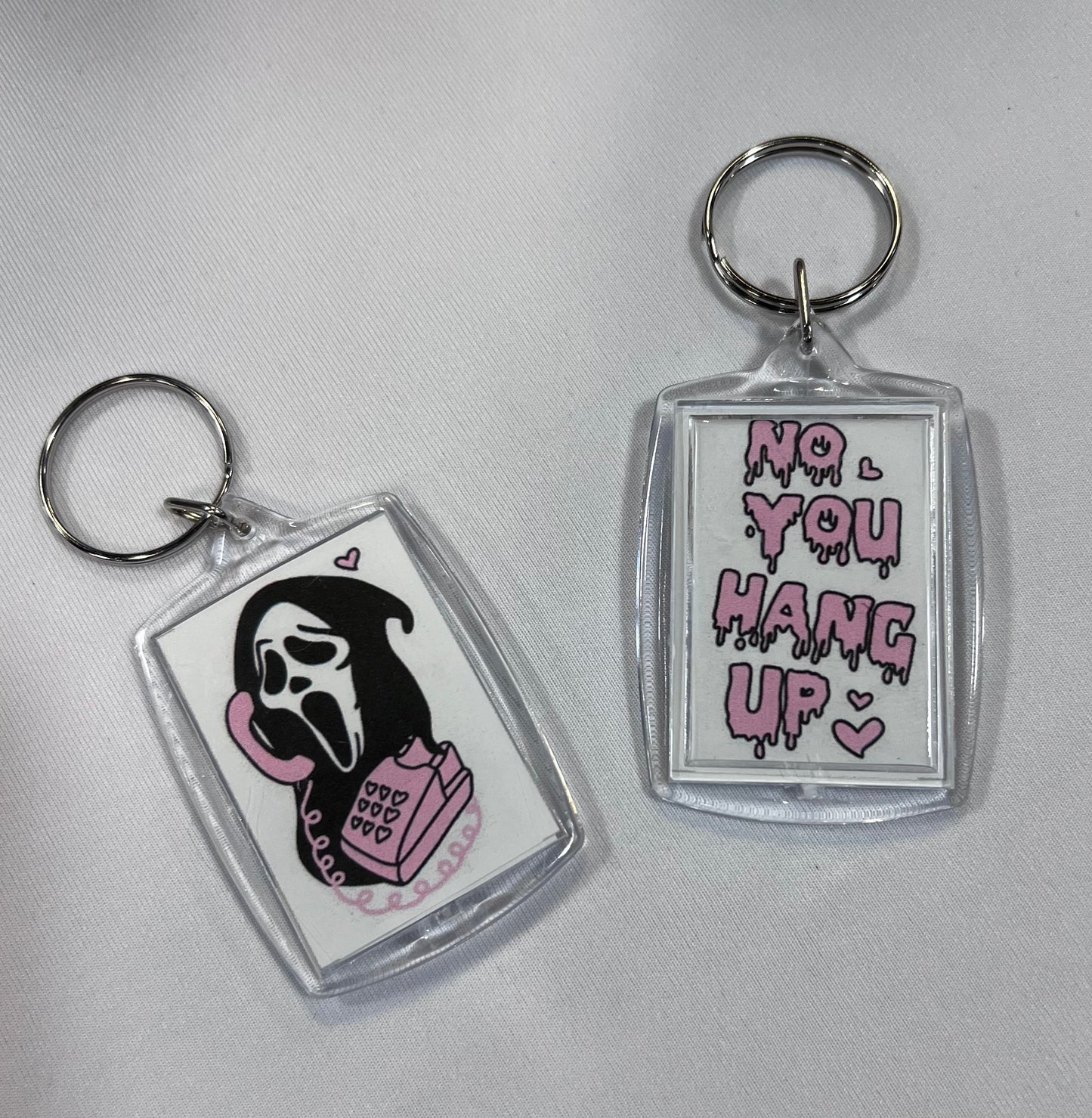 Ghostface Call Me NFC Contact Keychain