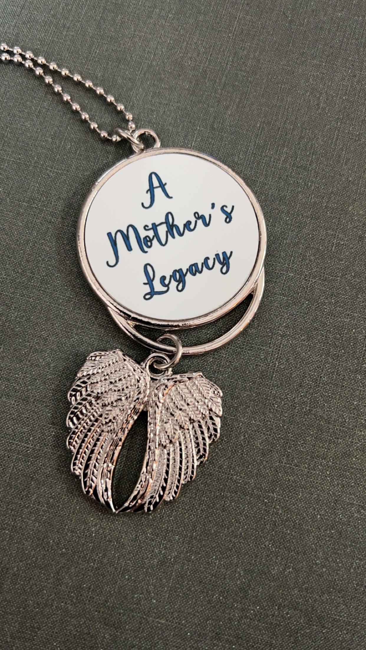 Custom Memorial Wing Charm