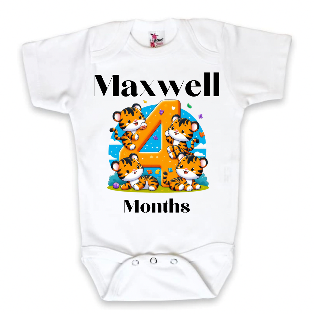 Custom Baby Short Sleeve Onesie