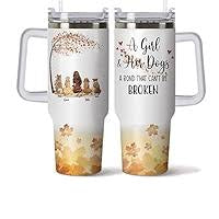 Custom 40 oz. Stainless Steel Tumbler with Handle