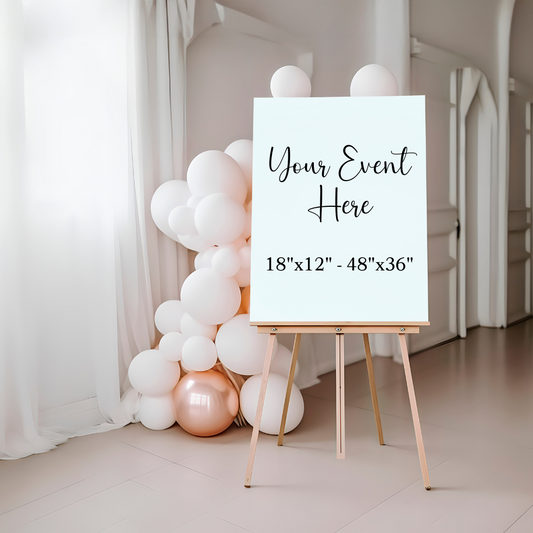 Custom Party Sign